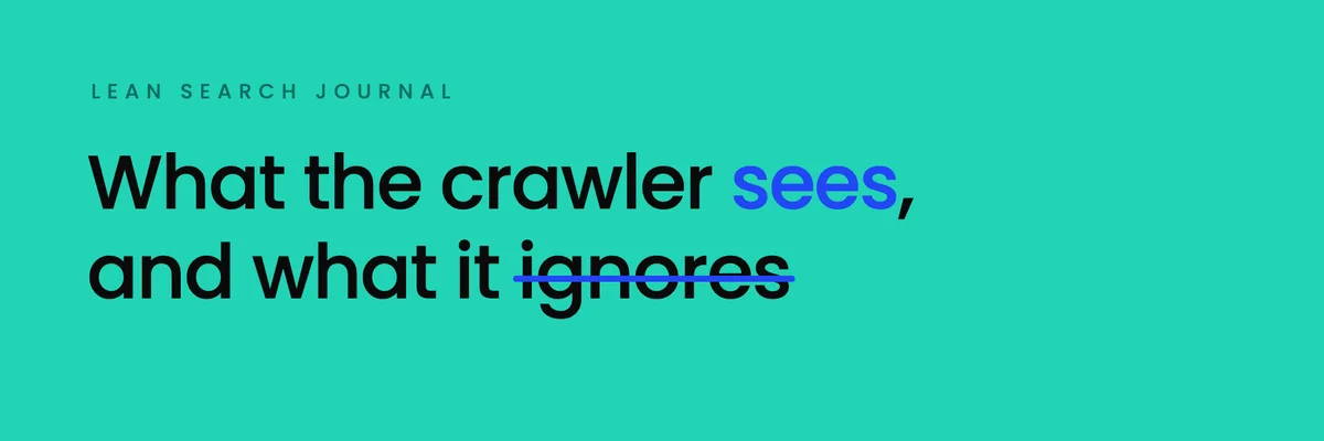 What crawlers see on your web page on google